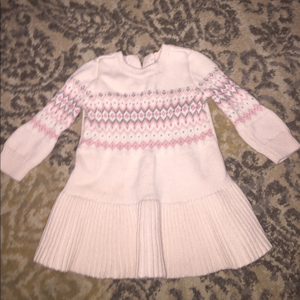 Like new BabyGap 6-12 month peplum tunic sweater